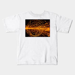 Streamer chamber photo of oxygen ion collision (A136/0027) Kids T-Shirt